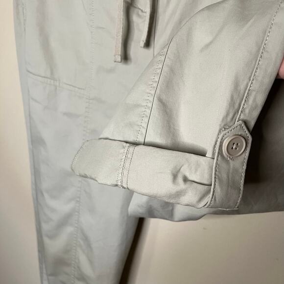 Talbots Pull On Drawstring Cropped Casual Pants Roll Up Ankle 14P - Picture 4 of 6